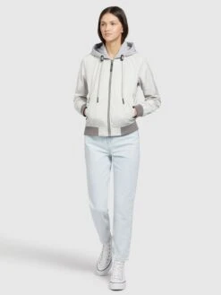 Khujo Übergangsjacken Jacke Persee Frauen Weiß -Khujo 9fd3887456ef9f9e22b176016285b17b