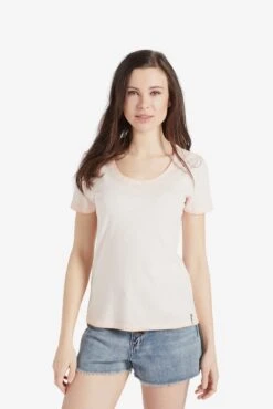 Khujo T-Shirts T-Shirt Pergola Frauen Rosa -Khujo 9fe050fe339c04233873fab856ae3110