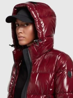 Khujo Winterjacken Jacke Fala Frauen Dunkelrot -Khujo a1264b9433b1d5d64e04daa00abb6584