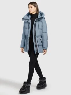Khujo Winterjacken Jacke Leviani2 Frauen Taubenblau -Khujo a27d075ad75ae40b8e30bf5525263a74