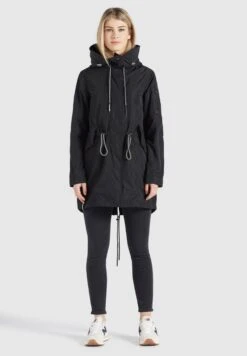 Khujo Parka Mantel Catharina Frauen Schwarz -Khujo a67a9a5c68f3ee93f8c358d41ca6820f