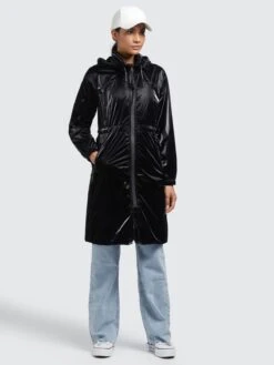 Khujo Übergangsmäntel Übergangsmantel Marthe Frauen Schwarz -Khujo a67dbcc1fea4b151b23a8bcae6c18175