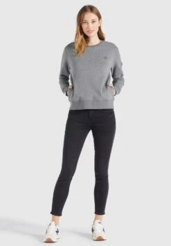 Khujo Sweatshirts Sweatshirt Lisel Frauen Grau -Khujo a7607531e3249cc663e6dfb61e283fb1