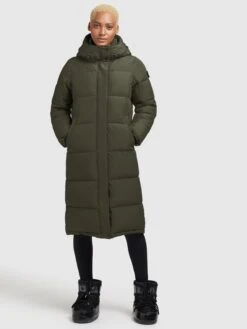 Khujo Wintermäntel Mantel Tione Frauen Dunkelgrün -Khujo a7d6c1fb0fd3f72f6fa2c699d84f968c