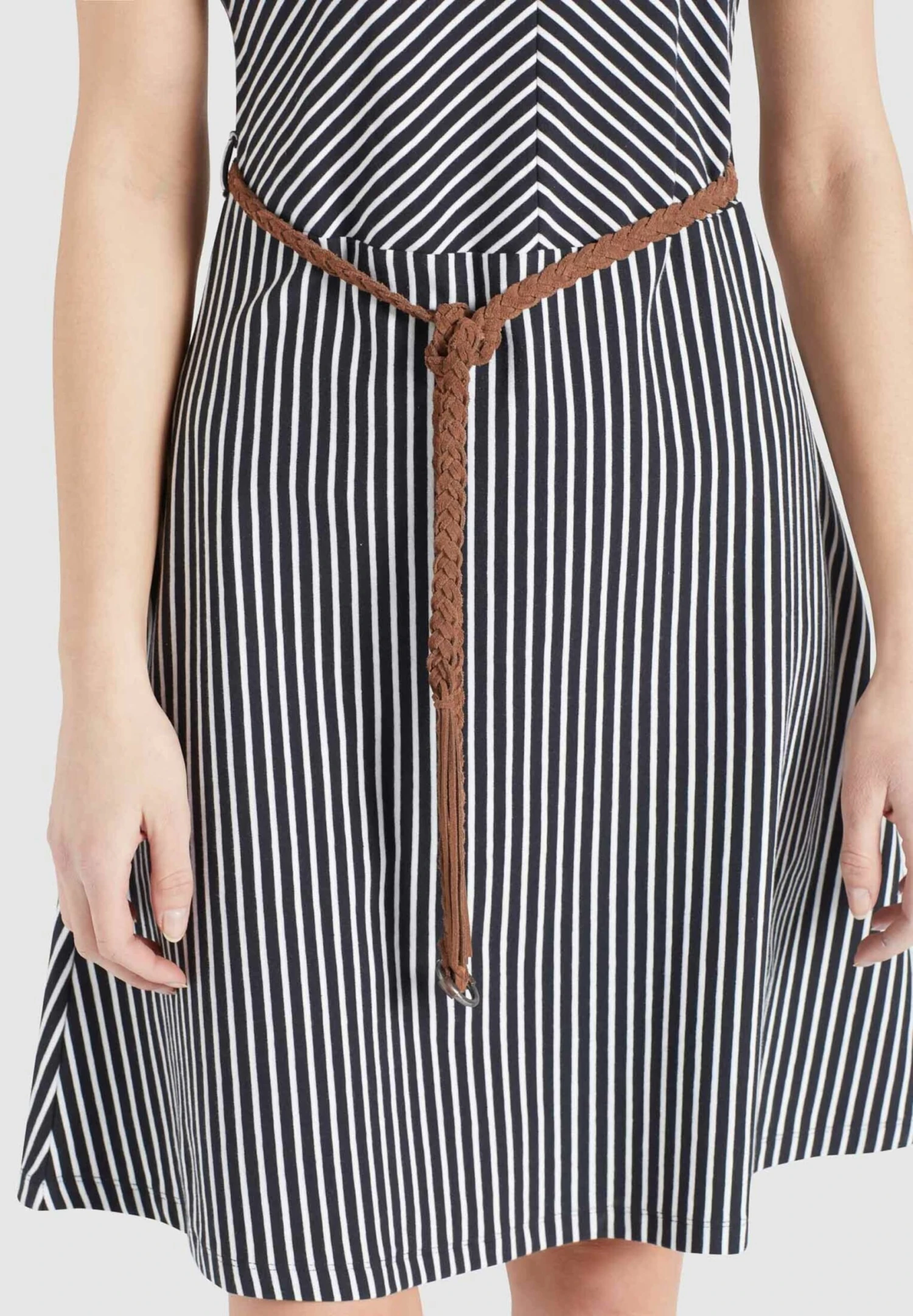 Khujo Jerseykleider Kleid Leifa Frauen Blau 7 Khujo Jerseykleider Kleid Leifa Frauen Blau – Bild 5