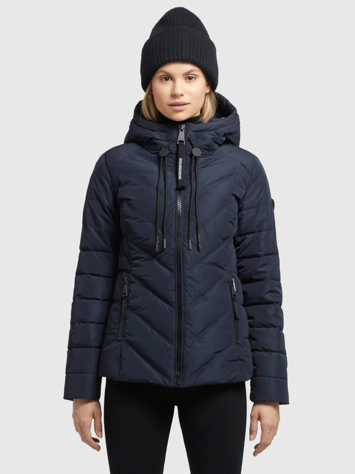 Khujo Übergangsjacken Jacke Stern Frauen Dunkelblau 4 Khujo Übergangsjacken Jacke Stern Frauen Dunkelblau – Bild 2