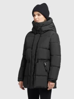 Khujo Winterjacken Jacke Leviani Frauen Schwarz -Khujo aa8452ed55ff64a63103fddaca720e24