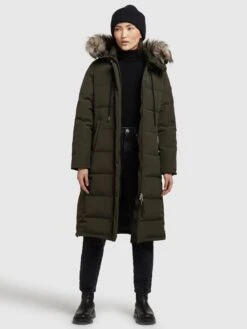 Khujo Wintermäntel Mantel LOLL Frauen Khaki -Khujo ab031ad11a79c747d1c1e587d891612b
