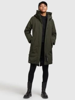 Khujo Wintermäntel Mantel Charlyn 3 Frauen Khaki -Khujo acfbcec0fa87441604932f30d3584966