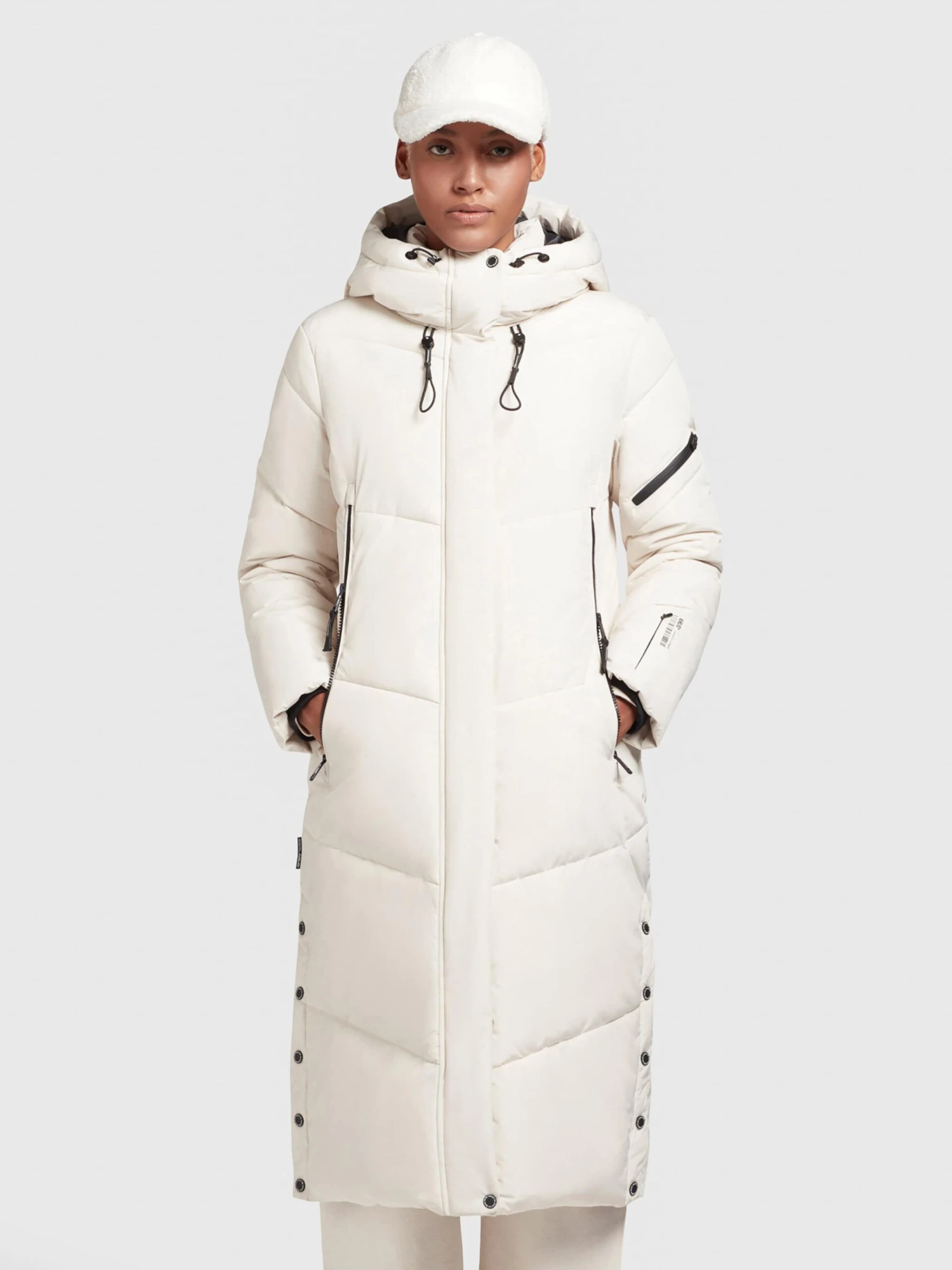 Khujo Wintermäntel Mantel Sonje 4 Frauen Offwhite 4 Khujo Wintermäntel Mantel Sonje 4 Frauen Offwhite – Bild 2