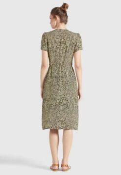 Khujo Blusenkleider Kleid Porgy Frauen Pastellgelb / Schwarz -Khujo aec4ea7eb9dbda9e28368dd4a8fb39c1