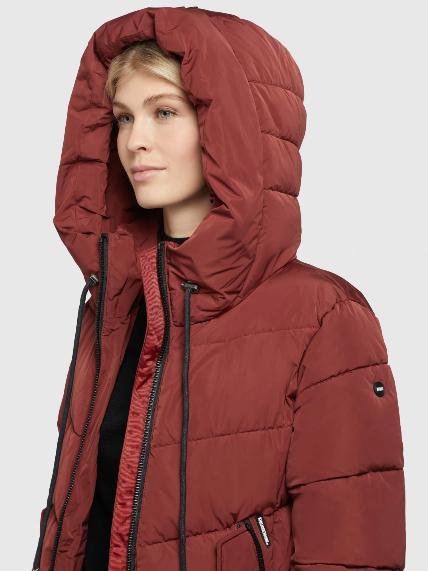 Khujo Übergangsmäntel Mantel Klayd Frauen Dunkelrot 9 Khujo Übergangsmäntel Mantel Klayd Frauen Dunkelrot – Bild 7