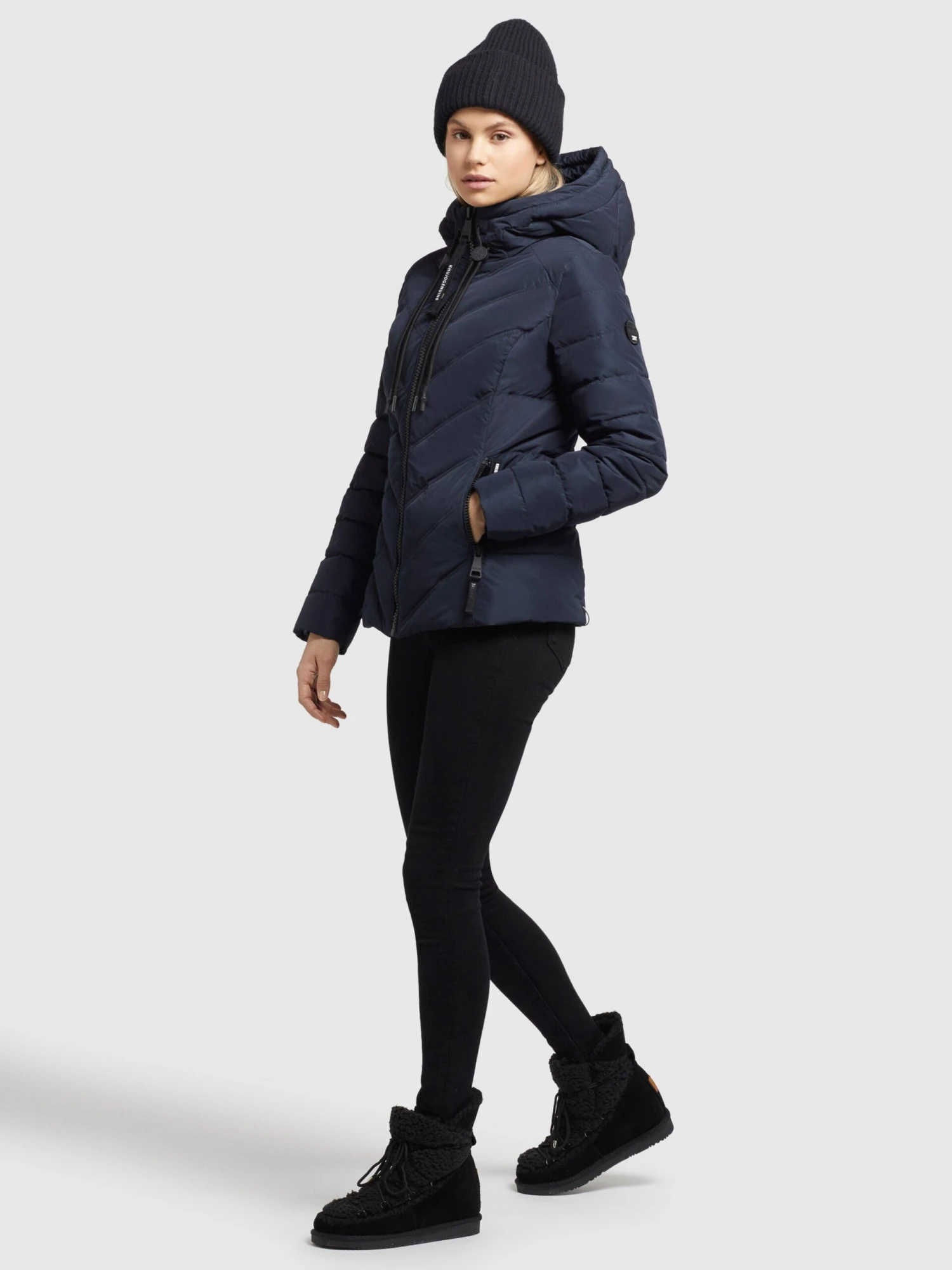 Khujo Übergangsjacken Jacke Stern Frauen Dunkelblau 5 Khujo Übergangsjacken Jacke Stern Frauen Dunkelblau – Bild 3