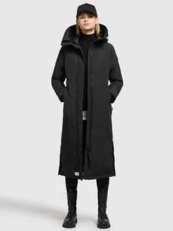Khujo Wintermäntel Mantel ABELLA Frauen Schwarz -Khujo b302c6f2b9c6960db1f14cd4d669e6ec
