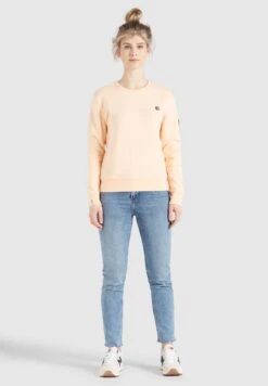 Khujo Sweatshirts Sweatshirt Lisel Frauen Apricot -Khujo b48235655e06c00ec2f4151c684955bb
