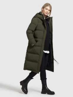 Khujo Wintermäntel Wintermantel Dakota Frauen Dunkelgrün -Khujo b56f64ce1b8562265ec8350aa5802399