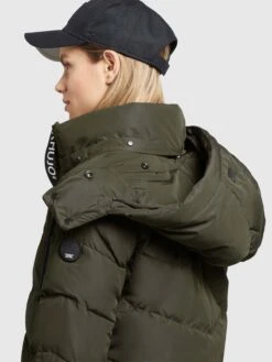 Khujo Wintermäntel Mantel Huba Frauen Dunkelgrün -Khujo b6b3201a63a93cafaeba05d56b966e9a