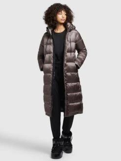 Khujo Wintermäntel Mantel Julina Frauen Taupe -Khujo b7a53bcbc1a3a87bef6af4f4a49330dc