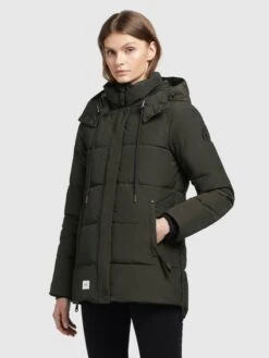Khujo Winterjacken Jacke Eunice Frauen Oliv -Khujo b7f58cbc90416ad4e6e8917849126d51