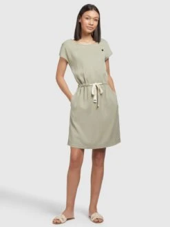 Khujo Sommerkleider Sommerkleid HEDIYE Frauen Oliv -Khujo b87bf5e923cba20131bee62904dcfa2d