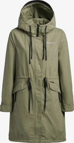 Khujo Jacken Parka Nanda Frauen Khaki