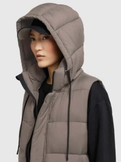 Khujo Westen Weste Tourin Frauen Braun -Khujo b9903b61ece1202e739c706158b68c69