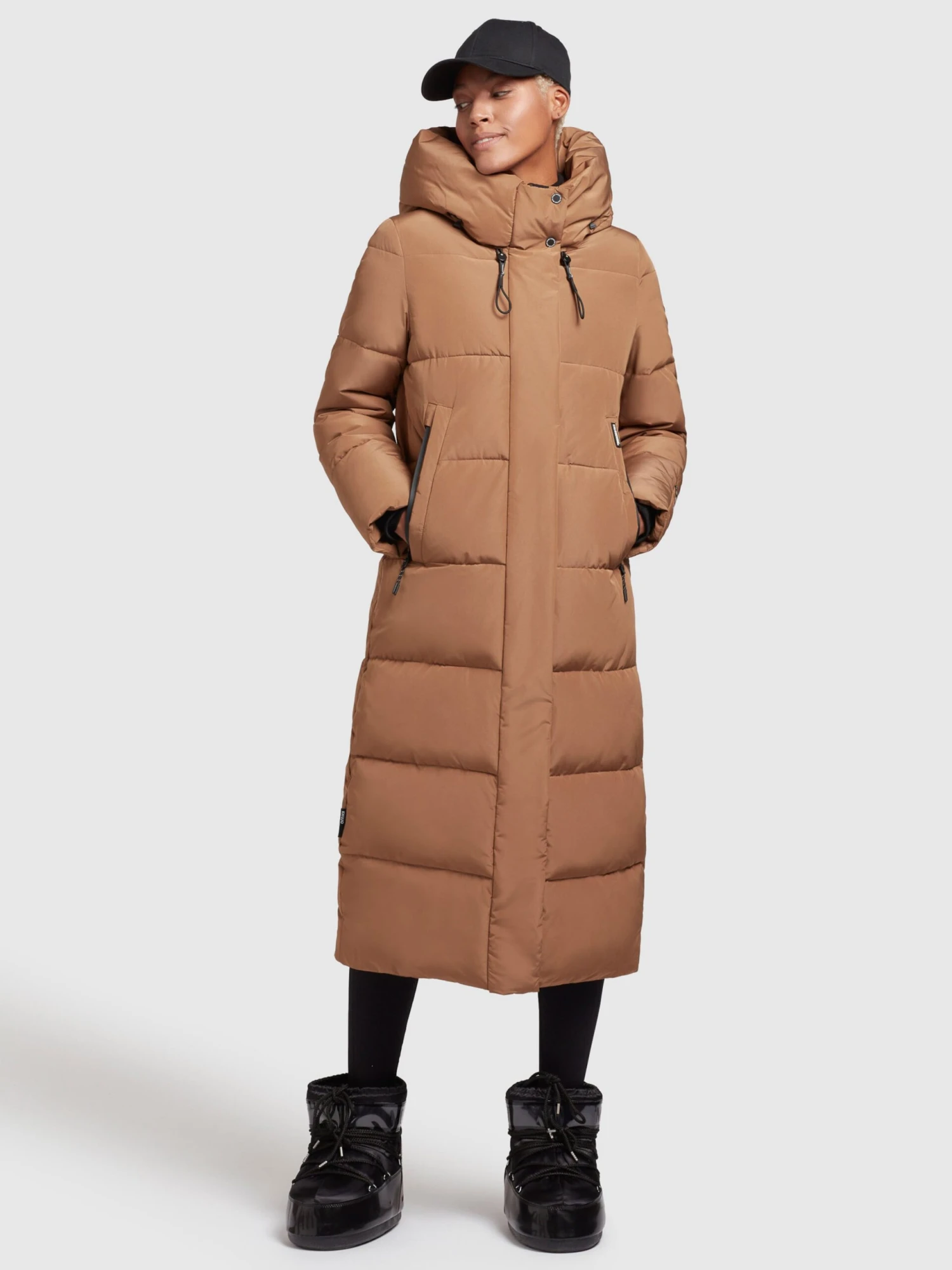 Khujo Wintermäntel Mantel Soulani Frauen Ocker 5 Khujo Wintermäntel Mantel Soulani Frauen Ocker – Bild 3