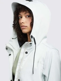 Khujo Übergangsmäntel Mantel Jomana Frauen Pastellblau -Khujo bdb976322d0eb957c320538940d7f7b7