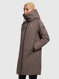 Khujo Übergangsmäntel Jacke Lisad Frauen Mokka -Khujo bfdedf8987b0eadf3c9a27dd376967b8