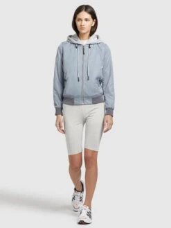 Khujo Übergangsjacken Jacke PERSEE Frauen Hellblau / Grau -Khujo c2177e173be18401c3f1e15f7116ac8d
