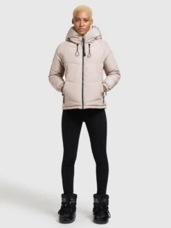 Khujo Winterjacken Jacke Esila Frauen Puder -Khujo c2879e74d3e7caeee880fd0ada95d98d