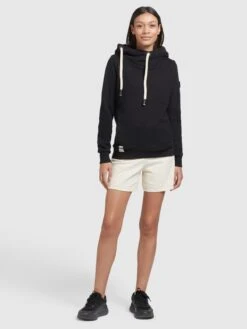 Khujo Hoodies Sweatshirt Karima Frauen Schwarz -Khujo c3e104751f40506c66ae81c6f6226ae5