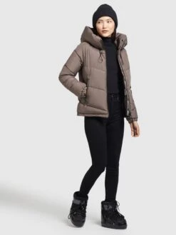 Khujo Winterjacken Jacke Esila Frauen Mokka -Khujo c412d0a31651217c7dbde89f52a35d61