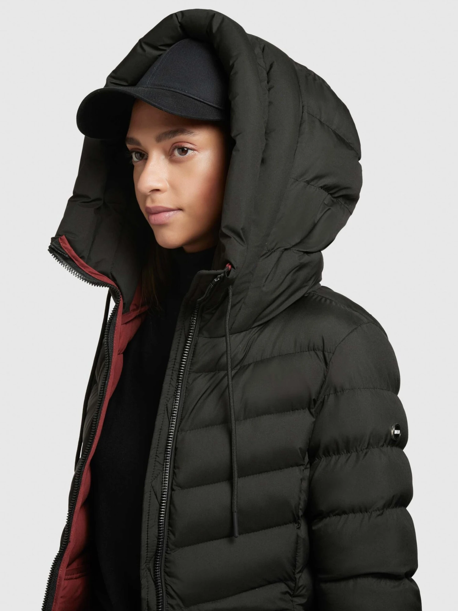 Khujo Kurzmäntel Jacke Tuhani Frauen Schwarz 9 Khujo Kurzmäntel Jacke Tuhani Frauen Schwarz – Bild 7