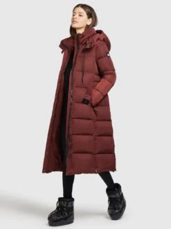 Khujo Wintermäntel Mantel HAZELLE Frauen Rostrot -Khujo c8015ddca42489adb5f48eb35f2bb02e