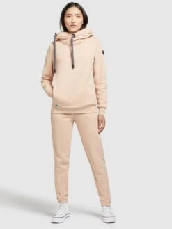 Khujo Hoodies Sweatshirt Karima Frauen Apricot -Khujo c83b76f2a779dc1cc64b7e44cd7c6f7e