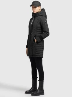 Khujo Winterjacken Mantel Jerry Frauen Schwarz -Khujo c9ba8797304def7ba0fb59a9074074d8