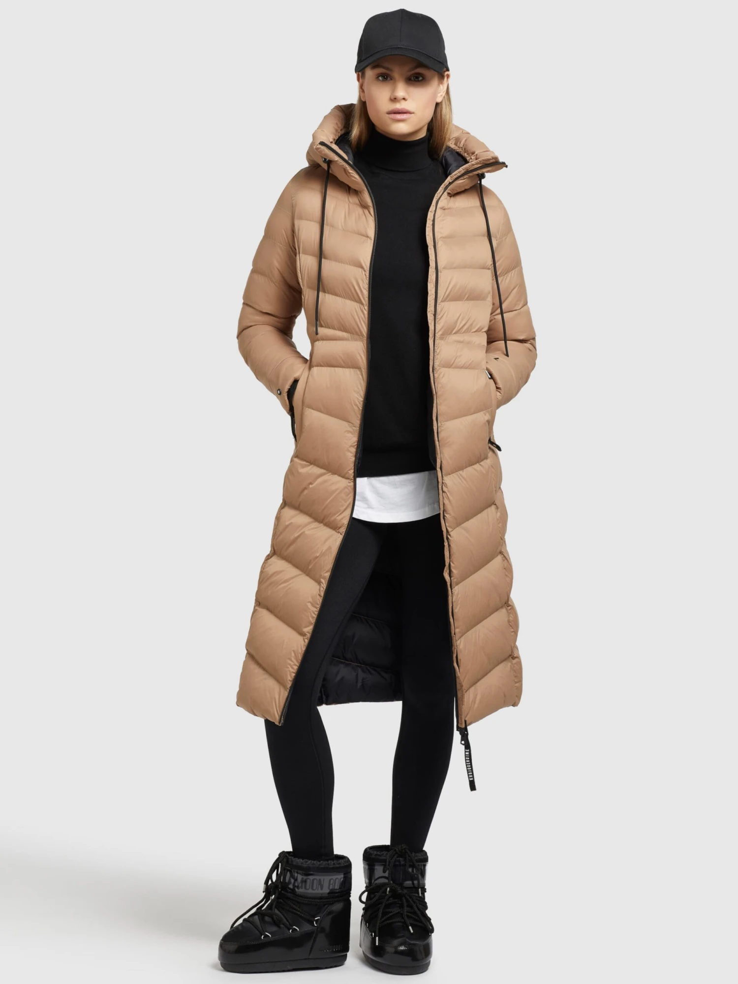 Khujo Wintermäntel Mantel Ingram 2 Frauen Dunkelbeige 4 Khujo Wintermäntel Mantel Ingram 2 Frauen Dunkelbeige – Bild 2