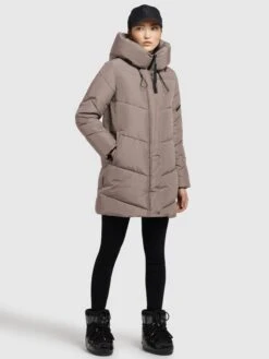 Khujo Winterjacken Jacke Jordis 4 Frauen Taupe -Khujo ce59e49a5d175bc9be58a1348e67ea25