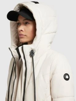 Khujo Wintermäntel Mantel Aribay 3 Frauen Offwhite -Khujo ce7a90024480ec214b68d3f1fcdcd271