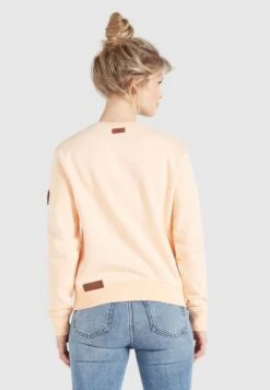 Khujo Sweatshirts Sweatshirt Lisel Frauen Apricot -Khujo ce8d8a129be02107229cedc44a5e9ddf