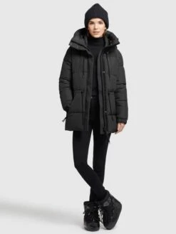 Khujo Winterjacken Jacke Leviani Frauen Schwarz -Khujo cea052c82bb9e25b6038a0c3dcfa04f0