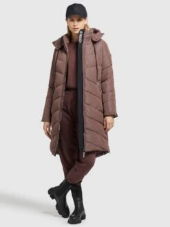Khujo Wintermäntel Mantel Huba Frauen Lila -Khujo cf2fac92bfabc4ca85d40cc976463699