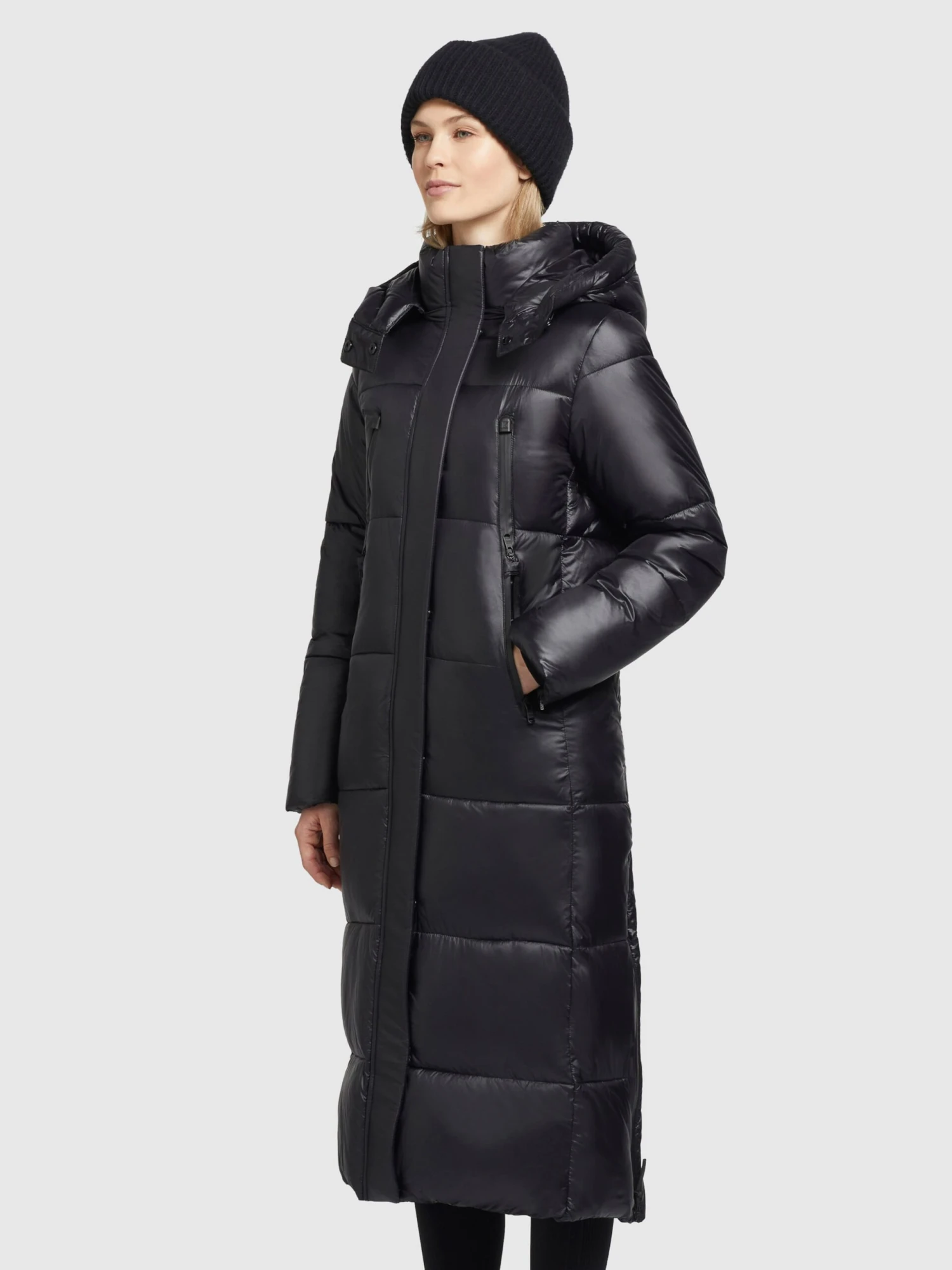 Khujo Wintermäntel Mantel Melona Frauen Schwarz 7 Khujo Wintermäntel Mantel Melona Frauen Schwarz – Bild 5
