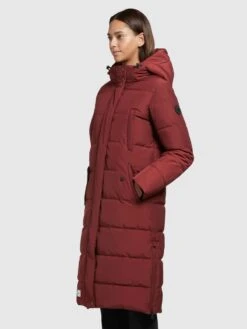 Khujo Wintermäntel Mantel Kleo Frauen Rot -Khujo d0415a086fd2ad5638672077adc80ba4