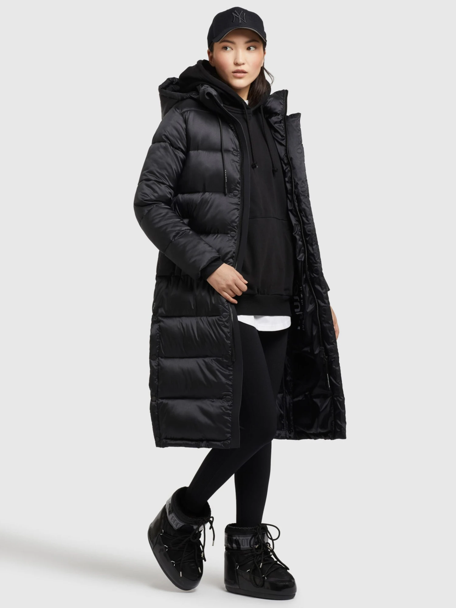 Khujo Wintermäntel Mantel Julina Frauen Schwarz 7 Khujo Wintermäntel Mantel Julina Frauen Schwarz – Bild 5