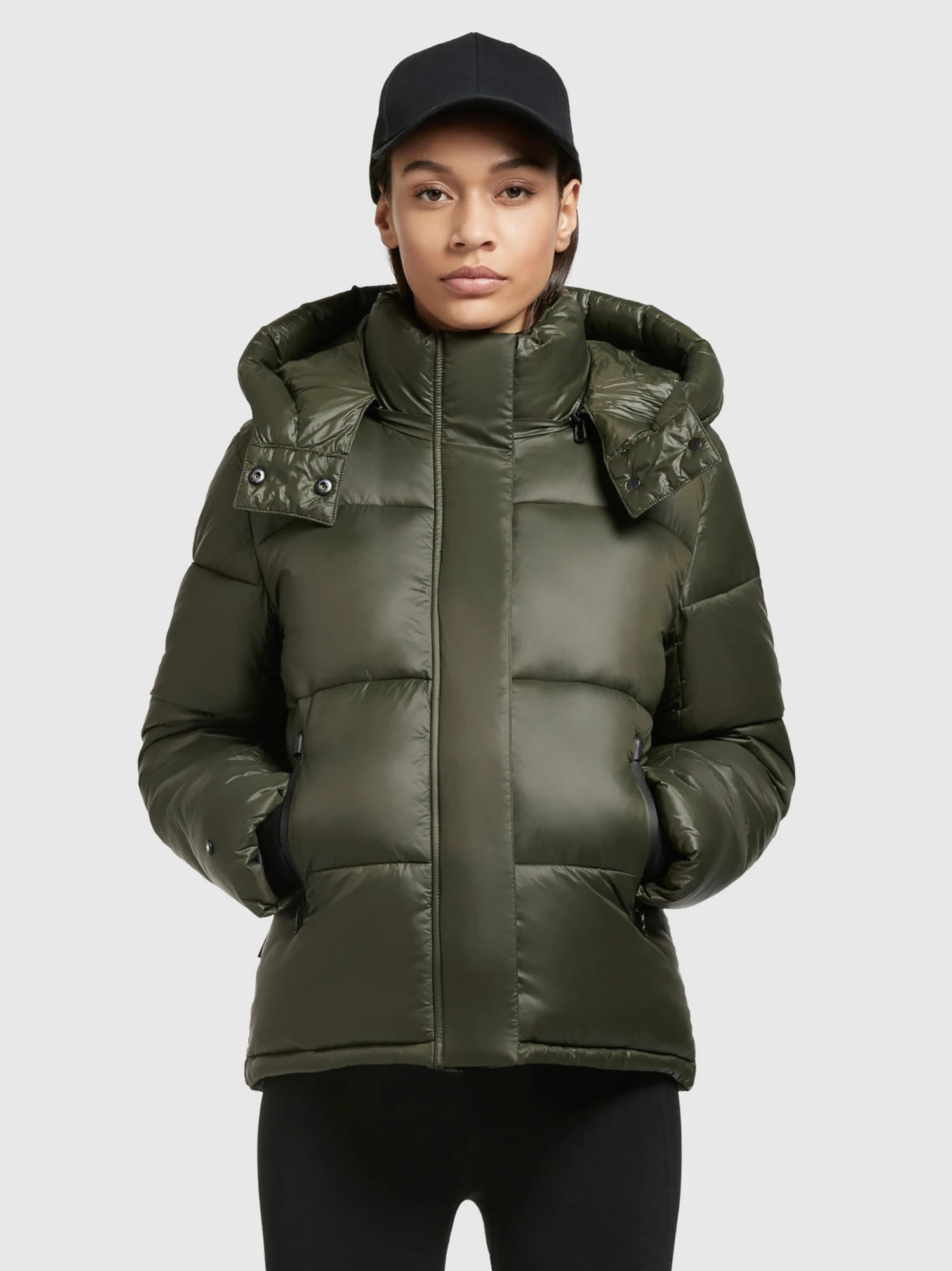 Khujo Winterjacken Jacke Valona Frauen Dunkelgrün 4 Khujo Winterjacken Jacke Valona Frauen Dunkelgrün – Bild 2