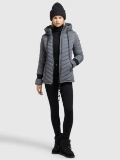 Khujo Winterjacken Jacke Patt Frauen Grau -Khujo d35f4c7b42429fb7f8586e5232804971