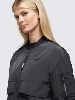 Khujo Übergangsjacken Jacke Nova Frauen Schwarz -Khujo d6ccfe6293d3792ef59f437c050da3b2