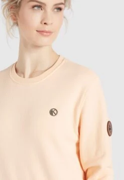 Khujo Sweatshirts Sweatshirt Lisel Frauen Apricot -Khujo d8798b4fa0c04d9a0d32392663b5f8b4